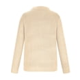 thumbnail image 4 of Blusa y camisa de manga larga con cuello vuelto para hombre, suéter holgado con botones y solapa, blusa de manga larga con solapa para hombre, 4 of 5