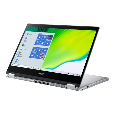 Acer Spin 3, 14.0u0022 Full HD IPS Touch, Thunderbolt 3, Convertible, 10th Gen Intel Core i5-1035G1, 8GB LPDDR4, 256GB NVMe SSD, Silver, Windows 10, SP314-54N-58Q7