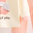 thumbnail image 7 of BOBOGOJP Toddler Boys Girls Spring Summer 2Pcs Sweatshirt Tops Pants Casual Sweatsuit, Everyday Sweatsuit Pink,Size 12-18 Months, 7 of 7