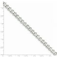thumbnail image 2 of Sterling Silver and Cubic Zirconia Fancy Polished Bracelet - Measures 6mm Wide, 2 of 2