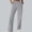 #Gray, variant on DPTALR Women's Solid Color Elastic Waist Sports Leisure Sweatpants with Pocket & Belt,Gray,Size M