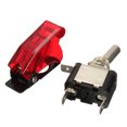 thumbnail image 4 of M.way 12V 20A LED Light SPST Toggle Rocker Switch Control On/Off for Car Truck Boat Blue Red, 4 of 6