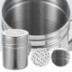 thumbnail image 4 of Stainless Steel Sugar and Chocolate Shaker with Lid and Seasoning Jar, 4 of 5