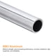 thumbnail image 3 of 6063 Aluminio Redondo Tubo, 10mm OD 8mm Interior Diámetro 200mm Longitud Tubería Tubo para Industria Bricolaje Proyectos, 2uds, 3 of 5