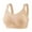 Beige, variant on Ovbmpzd Full-Figure Bras for Women Wireless T-Shirt Push Up Bra Full Coverage No Underwire Beige Comfort Bra for Women
