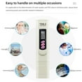 thumbnail image 6 of TDS Meter 0-9990ppm Digital PH Meter 0.01 PH High Precision Pen Water Tester TDS&PH Meter 0-14 PH LCD PPM Tester Aquarium Filter, 6 of 8