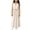 Beige, variant on Size 8-12 Girls Clothes Fashion Sleeveless Collared Tops and Long Skirt 2 Piece Outfits Summer Sets for Girls