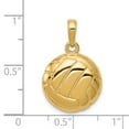 thumbnail image 3 of 14k Polished Open-Backed Volleyball Pendant in 14k Yellow Gold, 3 of 3
