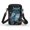 Blue Owl Starry Theme, variant on Psesaysky Red Tractor Star Cell Phone Purse Wallet, Portable 2 Layer Mini Purse for Travel and Daily Use for Women and Men