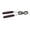 Black/Red, variant on BIMZUC Weighted Jump Rope 406g / 14.32 oz, Calories Burning Sponge Handle Prevent Tangling Fitness Training Rope, Adjustable Length (Black/Green)