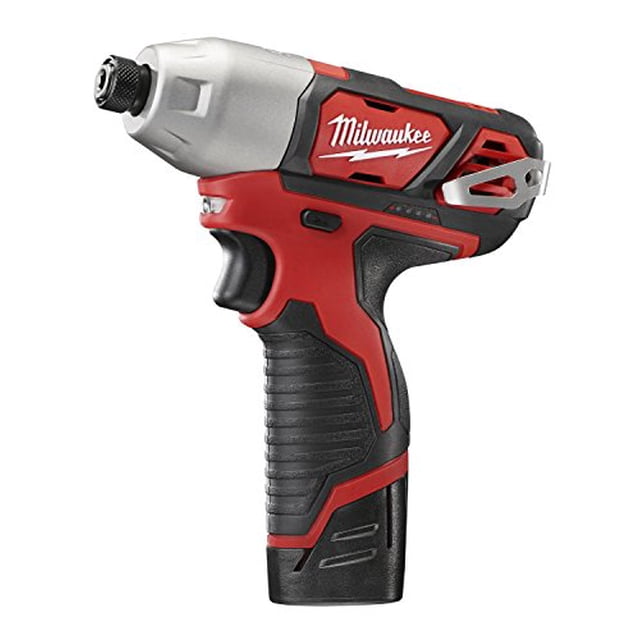 Milwaukee Electric Tool 2462-22 Milwaukee M12 Cordless Impact Driver Kit, 12 V