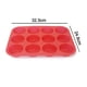 thumbnail image 2 of Molde para muffins de silicona antiadherente Apuakthei—Muffinera para muffins y cupcakes—Moldeador de silicona para cupcakes—Accesorio para hornear—12 moldes para muffins, 2 of 5