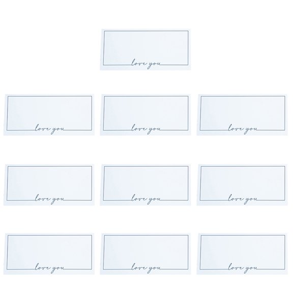 10x Blank Thank You Cards Grateful Labels Gift Greeting Card for Small Business