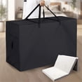 thumbnail image 3 of Bolsas de almacenamiento para colchones plegables funda para colchón de espuma viscoelástica de tres pliegues bolsa de transporte portátil para colchón de tres pliegues de tamaño matrimonial de 4", 3 of 5