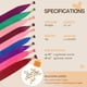 thumbnail image 2 of Extensiones de cabello DOORES I Tip, verde azulado, 45 cm, 25 g, queratina, 2 of 9