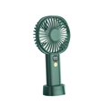 thumbnail image 2 of Ventilador de mano portátil Ventilador de bolsillo de refrigeración de 5 velocidades Soporte plegado silencioso Eléctrico verde perfecl Abanico portátil, 2 of 8