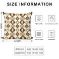 thumbnail image 2 of Beige And Brown Modern Art Geometric Pillow Covers,Beige And Brown Modern Art Geometric Throw Pillow Covers 20"×20" ,Living Room Sofa Couch Pillow Covers,Decorative Pillow Covers, 2 of 7