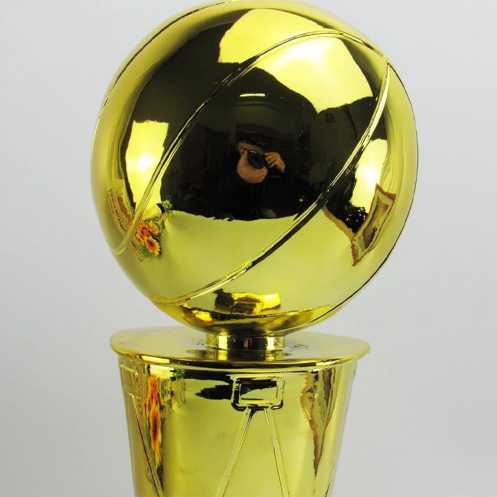 11.8inch/30cm Replica Basketball Champion Larry O'Brien Trophy, Golden State Crafts Souvenir Plated Award Model Cup Fans Gift,1,1,Resin
