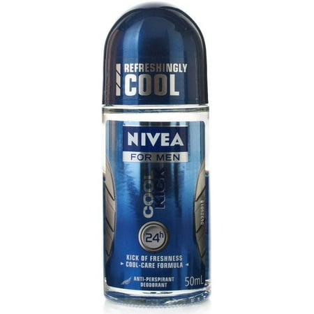 Nivea Cool Kick For Men Roll-On Deodorant, 50ml (Best Nivea Deodorant For Men)
