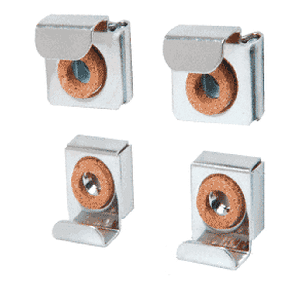 CRL 655 Nickel Plated EZ Mount Mirror Clip Set