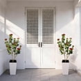 thumbnail image 4 of Arbre de Camélia en Caoutchouc Artificiel Réaliste – Fleurs Rouges au Toucher Réaliste – Plante Décorative Factice dans un Cache-Pot Blanc – Verdure Intérieure à Faible Entretien pour la Maison, le Bureau – 150 cm, Blanc, 4 of 8