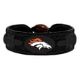 thumbnail image 1 of Gamewear  Denver Broncos Team Color Football Bracelet, Tonal Black, 1 of 1