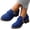 Blue, variant on Chunky Heel Penny Loafers for Women, Closed Pointed Toe Block Heels with Cross Buckle Strap, Slip On Classic Vintage Pumps Dress Shoes, Elegant for Work Office Party and Daily Wear