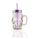 thumbnail image 2 of 3pz Tarros Calavera Vaso Frasco Vidrio Mason Jars Cerveza Color Transparente, 2 of 4