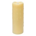 thumbnail image 1 of 9" Simplux Ivoire Goutte à Goutte Cire Sans Flamme Conduit Allumé Bougie Pilier avec Flamme en Mouvement, 1 of 2