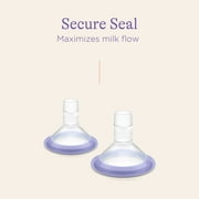Lansinoh ComfortFit Breast Pump Flanges, 21mm, 2 Count, for Lansinoh Pumps