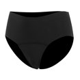 thumbnail image 6 of Hontri Swim Pants Deals under $5, Women's Black High Waisted Bikini Bottoms Retro Basic Full Coverage Tankini Swimsuit Mid Waist Bathing Suit Bottom Black M, 6 of 9