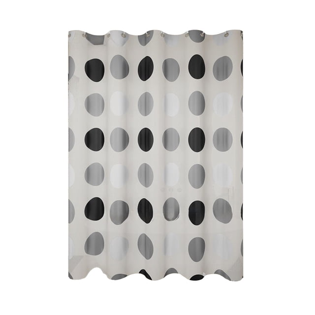 Yhmxh Decoración del baño Cortina de ducha de plástico gruesa, impermeable y resistente al moho, con separación de humedad y secado rápido, ideal para baño, dormitorio y baño.