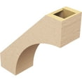 thumbnail image 5 of Ekena Millwork 5"W x 16"D x 16"H Westlake Rough Cedar Woodgrain TimberThane Knee Brace, Primed, 5 of 6