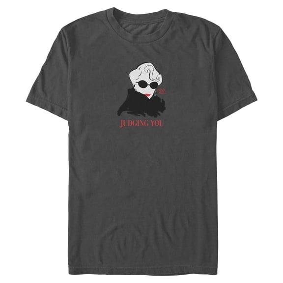 Mens The Devil Wears Prada Miranda Priestly Judging You Red Logo T Shirt