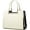 White, variant on Purses and Handbags for Women Fashion Messenger Bag Ladies PU Leather Top Handle Satchel Shoulder Tote Bags