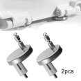 thumbnail image 4 of 2Pcs Toilet Lid Top Fixing Hinge Stainless Steel Universal-Toilet Seat Hinge Soft Release Quick Release Replacement Parts,45Mm, 4 of 8