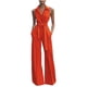 thumbnail image 3 of TaTaai Summer Sleeveless Women Solid Color Jumpsuit Lightweight Breathable Machine Washable No Fading Loose Fit Casual Daily Outdoor Wear One-Piece Gift, 3 of 6