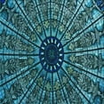 thumbnail image 1 of Ahgly Company Machine Washable Indoor Square Transitional Deep Teal Green Area Rugs, 8' Square, 1 of 7