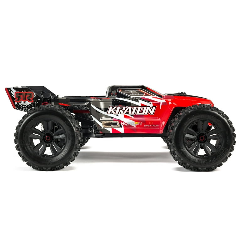 ARRMA 1/8 KRATON 6S V5 4 Wheel Drive BLX Speed Monster RC Truck with  Spektrum Firma RTR Transmitter and Receiver Included Batteries and Charger  Required Red ARA8608V5T1 Trucks Electric RTR Other 