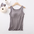 thumbnail image 1 of Womens Built in Shelf Bra Tank Tops Sleeveless Racerback Workout Yoga Tops, 1 of 6