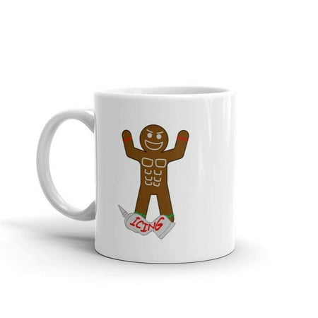 

Funny Humor Novelty Christmas Ginger Bread Icing 11 oz Coffee Tea Mug
