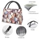 thumbnail image 4 of Fotbe Sea Shells Bolsa Térmica Portátil con Estampado, Bolsa de Entrega de Alimentos Aislada, Bolsa Reutilizable de Gran Capacidad para Comidas y Supermercado, 4 of 6