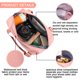 thumbnail image 3 of Bolsa de viaje LRH con funda para carrito impermeable y separación de humedad y sequedad, 3 of 4