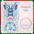 thumbnail image 2 of Blue Deer Floral Banner Pink Bow Vintage Teapot Display Floral Pattern Blue and White Porcelain Botanical Teapot Background for Home Decoration Photo Backdrop Vintage Theme Party, 2 of 9