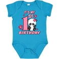 thumbnail image 3 of Inktastic It's My First Birthday with Panda Bear Girls Baby Bodysuit, 3 of 5