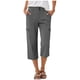 thumbnail image 1 of Pantalones de Cintura Elástica para Mujeres Color Sólido Ropa Casual Bolsillos de Longitud Completa Capris Mujeres Cintura Elástica Capris, 1 of 5