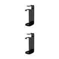 thumbnail image 4 of Inteprter Soporte de sable de luz acrílico fuerte capacidad de carga sin rebabas único con apariencia moderna negro 2Conjunto, 4 of 6