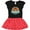 Black & Red with Polka Dots, variant on Inktastic Cancun Mexico Vacation Gift Toddler Girl Dress