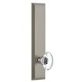 thumbnail image 3 of Grandeur 814061 Fifth Avenue Solid Brass Tall Plate Passage Door Knob Set - Chrome, 3 of 7