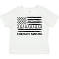 thumbnail image 3 of Inktastic Parkinson's Awareness Gray Ribbons and Flag Boys or Girls Toddler T-Shirt, 3 of 5